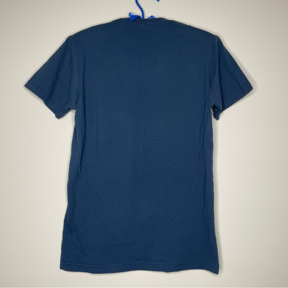 Next Level Apparel Navy “My Love Language is Sarcasm” Graphic Tee - Picture 6 of 6